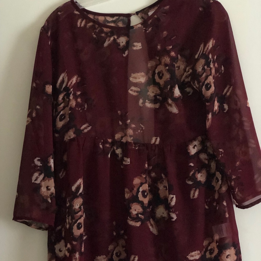 Shear blouse